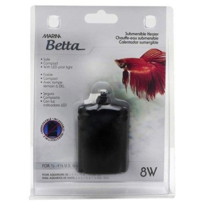 Marina Betta Submersible Aquarium Heater - 8 watt