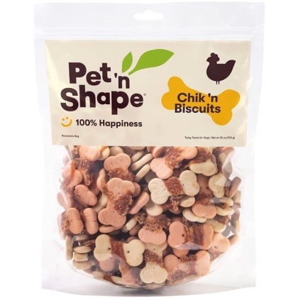 Pet \'n Shape Chik \'n Biscuits Dog Treats - 35 oz